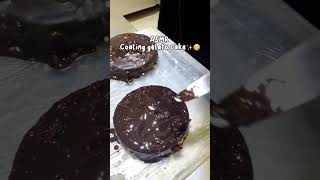 Ngiler Banget🤤 ASMR Coating Gelato Cake couverture gelatocake chocolate fruttagelato [upl. by Oj]