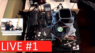 Live 1 Overclocking 7700K  Preparation pour une demo AbsolutePC [upl. by Schwerin]