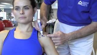 Shoulder Supraspinatus Transverse Friction Massage  Physical Therapy IAOMUS [upl. by Mclyman]