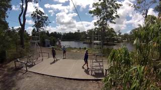 Flying Fox Lake Ivan  1st Person View [upl. by Arrim]