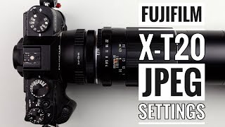 Fuji XT20 Jpeg Settings Straight Out Of the Camera [upl. by Nannette]