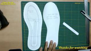 Basic Shoe Designing Method Bottom Part of Shoe for Cemented Construction  KNOWLEDGE amp SKILLS [upl. by Anelrac813]