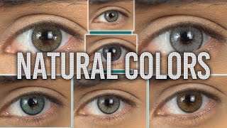 All Solotica Natural Colors  Colored Contact Lenses [upl. by Otiv]