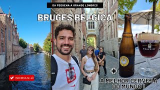 BRUGES  BÉLGICA EM UM DIA  A MELHOR CERVEJA DO MUNDO WESTVLETEREN 12 cervejaartesanal bélgica [upl. by Johm]