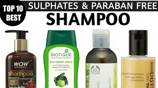 Top 10 Best Toxin Free Shampoos in India  SLS SLES PARABEN FREE SHAMPOOS [upl. by Allerie]