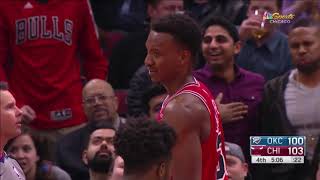 Rookie Wendell Carter Jrs Huge Block on Russell Westbrook vs Thunder 071218 [upl. by Bully]