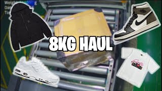 8KG PANDA HAUL INSANE JORDAN 1 NIKE TN TRAPSTAR CARTI MERCH [upl. by Koosis]