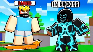 How To Get BANNED On Bedwars In 24 HOURS Roblox Bedwars [upl. by Nyrhtak]