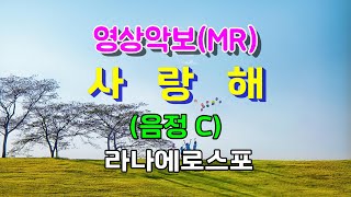 사랑해C 라나에로스포 영상악보 [upl. by Anale]