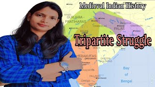 Tripartite Struggle  GujaraPratiharaPalas And Rashtrakutas  GS1  History  Medieval History [upl. by Yousuf]