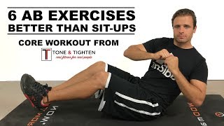 6 Ab Exercises That Work Better Than SitUps [upl. by Alexandrina318]