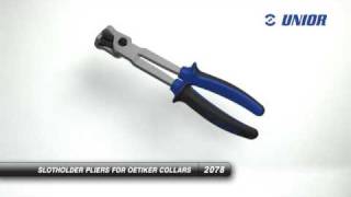 Slotholder Pliers for Oetiker Collars 2078 [upl. by Cissie]