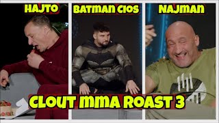 KOMPILACJA NAJCIEKAWSZYCH MOMENTÓW CLOUT MMA 3 ROAST NAJMAN vs CIOS  HAJTO vs WAWRZYNIAK cloutmma [upl. by Eecart]