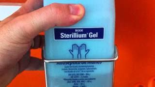 STERILLIUM GEL ANTISPETICO DE MANOS BODE CHEMIE HAMBURG  AUDIOVISOR [upl. by Enelrad]