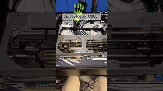 Deshrouding an EVGA RTX 3080ti XC3 shorts [upl. by Jarnagin109]