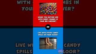 Would You Rather Candy Stuck in Your Teeth for Life – Sweet or Sour quiz wouldyourather [upl. by Hackett628]