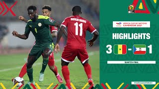 Senegal 🆚 Equatorial Guinea Highlights  TotalEnergiesAFCON2021 Quarter Finals [upl. by Jemima]