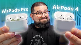 AirPods 4 vs AirPods Pro 2 Noise Cancelling  Buying Guide [upl. by Nosdrahcir]