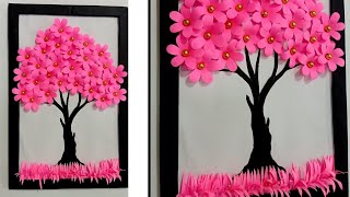 Home decor ideas  Wall hanging craft  Paper wall decoration  Paper wall mate  Paper craft easy [upl. by Constance239]