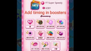 Candy Crush Tricks 2024  how to Add Timing in boosters  candy crush Tricks [upl. by Warga]