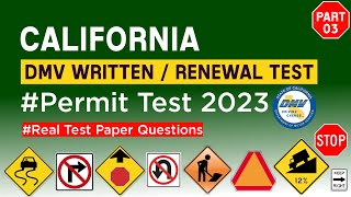 California Drivers Permit Test 2024  DMV Written Test 2024 cadmv californiadmvtest [upl. by Ennaej]