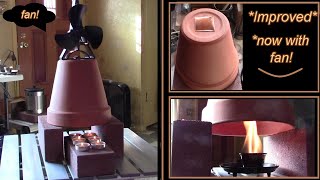 DIY Clay Pot Air Heater Improved has a heatpowered fan flowerpot heater wfan totally offgrid [upl. by Ernie]