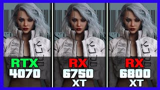 RTX 4070 vs RX 6750 XT vs RX 6800 XT Tested in 8 Games  1440p ULTRA Settings [upl. by Marge]