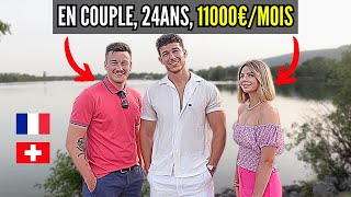 CE COUPLE DE FRONTALIER SUISSE GAGNE 11000€MOIS [upl. by Dressel]