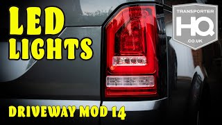 T6 LED Rear Lights  Transporter HQ  THE EASIEST MOD EVER  Driveway MOD 14 [upl. by Mikaela]