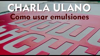 Serigrafia Como usar la emulsiones Ulano [upl. by Abbye]