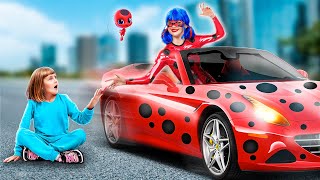 How to Become Ladybug FUNNY SUPERHEROES SITUATIONS [upl. by Chaffin]