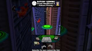 Future Frenzy Level 19 Crash Bandicoot Warped 1998 batchygaming [upl. by Htennaj]