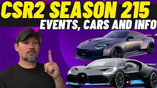 CSR2 Season 215 Upcoming Events and Info [upl. by Dine178]