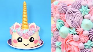 GATEAU LICORNE KAWAII  UNICORN CAKE  CARL IS COOKING [upl. by Wendell651]