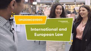 International and European Law studeren  Opleidingsfilm De Haagse Hogeschool [upl. by Morell281]