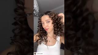 Mandal ile saç dalgası mı 😱 hairstyle hairstyle hairvideo [upl. by Ylekalb]