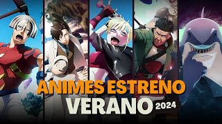 🔥 LOS ESTRENOS ANIME MÁS ESPERADOS DEL VERANO 2024 🌞 [upl. by Rimat875]