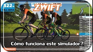 QUÉ es y CÓMO funciona ZWIFT 🚴‍♂️ Pros y contras simulador de ciclismo [upl. by Shue]