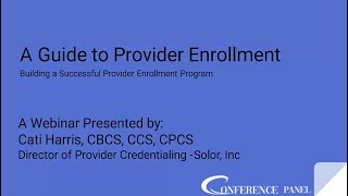 A Guide to Provider Enrollment and Building a Successful Provider Enrollment Program [upl. by Cesare384]