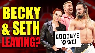 Seth Rollins amp Becky Lynch Leaving WWE Releases Become Free Agents ExWWE Star WWE Wrestling News [upl. by Yorgen]