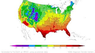 US Drought Monitor Climate Clip May 16 2024 [upl. by Chlores]