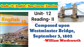 Composed Upon Westminster Bridge  CSEC ENGLISH B POETRY LESSON [upl. by Shaner]