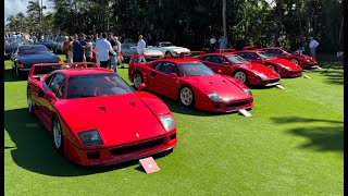 Rarest Ferraris all in one place  Cavallino Classic 2024 [upl. by Tadd]