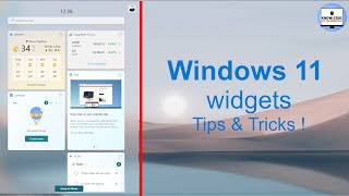 How to customize windows 11 widgets  Hindi [upl. by Osithe]