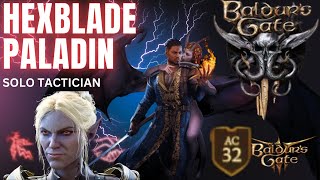 Baldurs Gate 3 OP Hexblade Paladin Warlock  SOLO Tactician  Wyll Minthara  BEGINNER FRIENDLY [upl. by Olshausen]