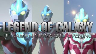 Legend of Galaxy Ultraman Ginga 2nd opening  lyrics [upl. by Namsaj]