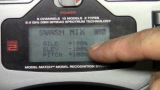 DX6i HowTo Part 4 Binding Swash Throttle amp Pitch Curves [upl. by Sanfred352]