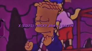 Nicky Jam x J Balvin  X EQUIS slowed  reverb [upl. by Aubine]