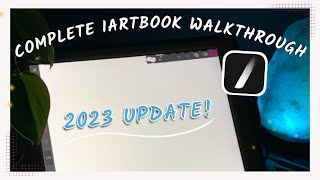 Complete 2023 IARTBOOK Walkthrough  New 2023 Update w NEW Features  Procreate lookalike [upl. by Clippard2]