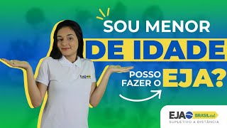 Qual a idade certa para eu fazer EJA [upl. by Shelby]